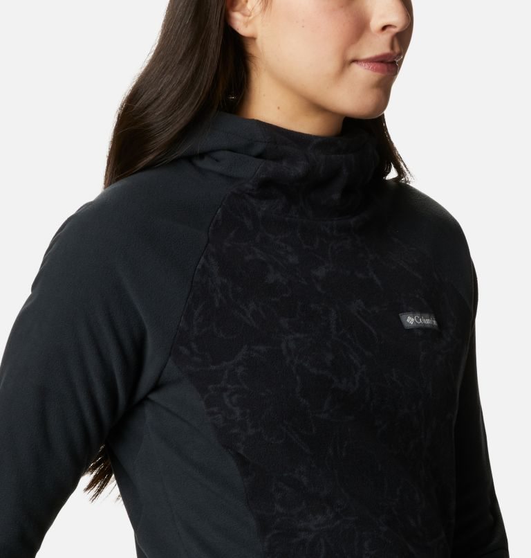 Women's Columbia Ali Peak Fleece Hoodie Black | CA-F86A1