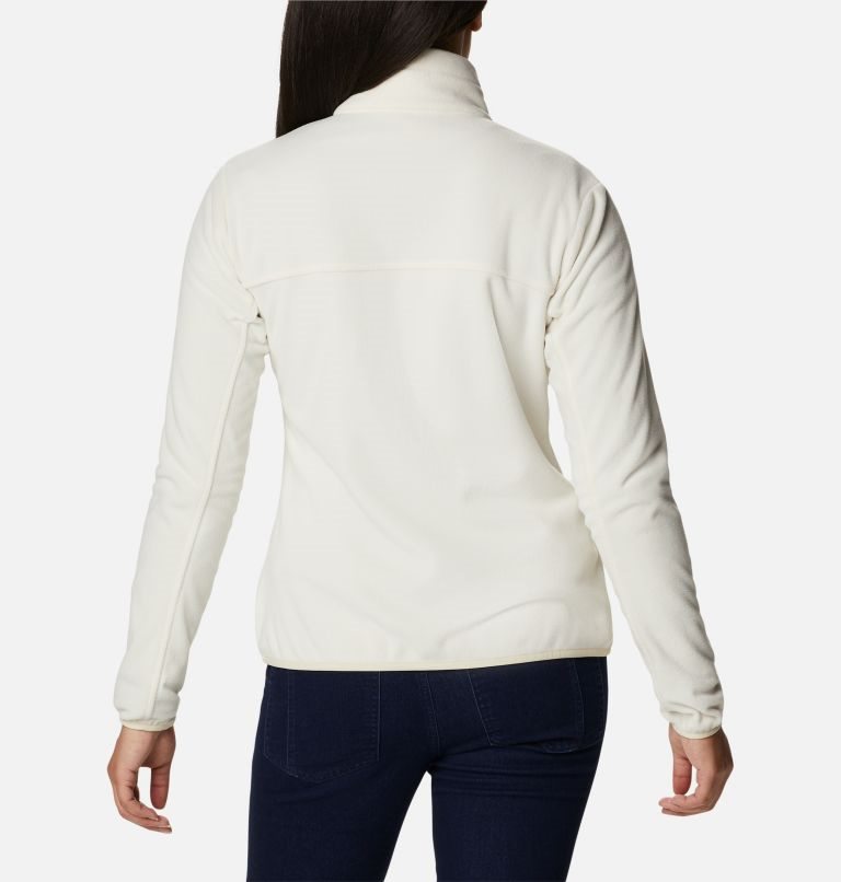 Women's Columbia Ali Peak Full Zip Fleece Jackets White | CA-B43A6