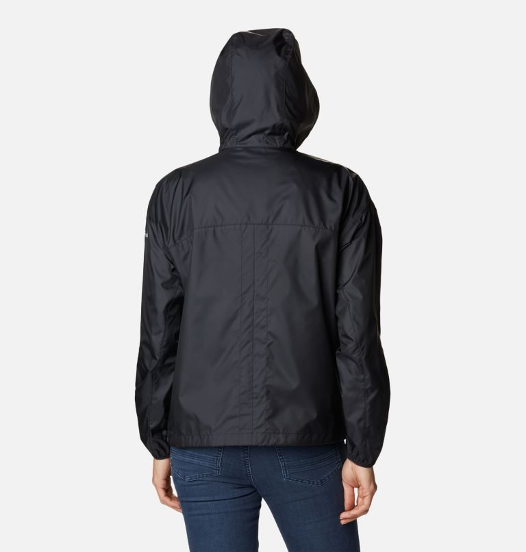 Women's Columbia Alpine Chill Windbreaker Jackets Black | CA-D5A1L