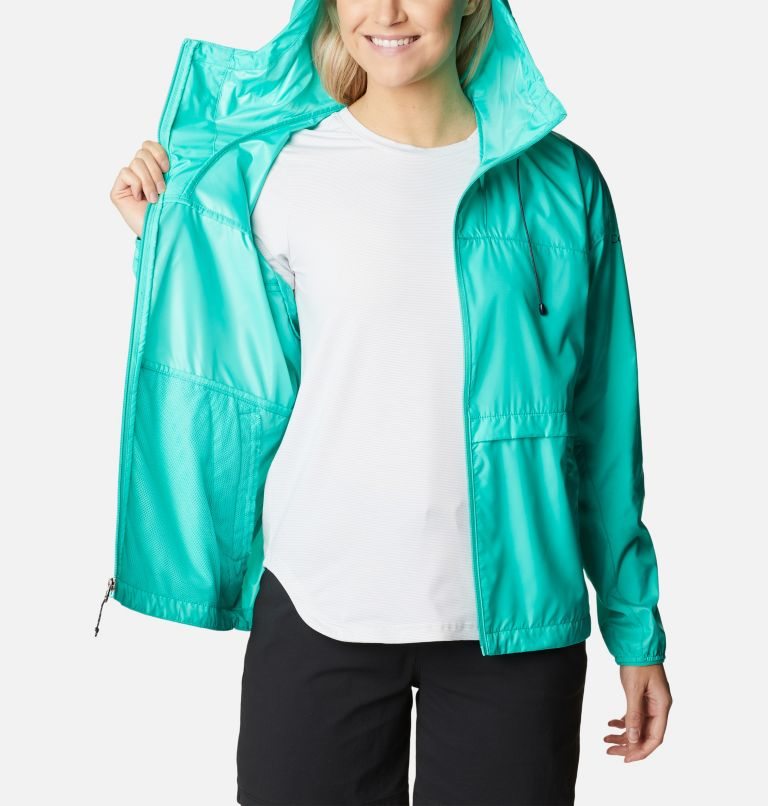 Women's Columbia Alpine Chill Windbreaker Jackets Turquoise | CA-J43C0