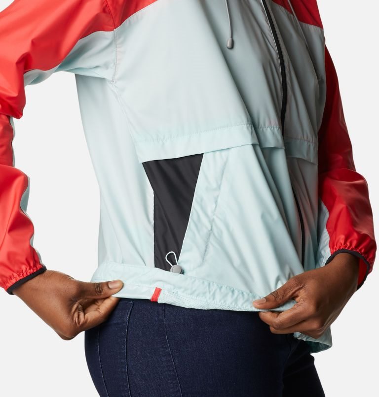 Women's Columbia Alpine Chill Windbreaker Jackets Red / Mint | CA-R0564