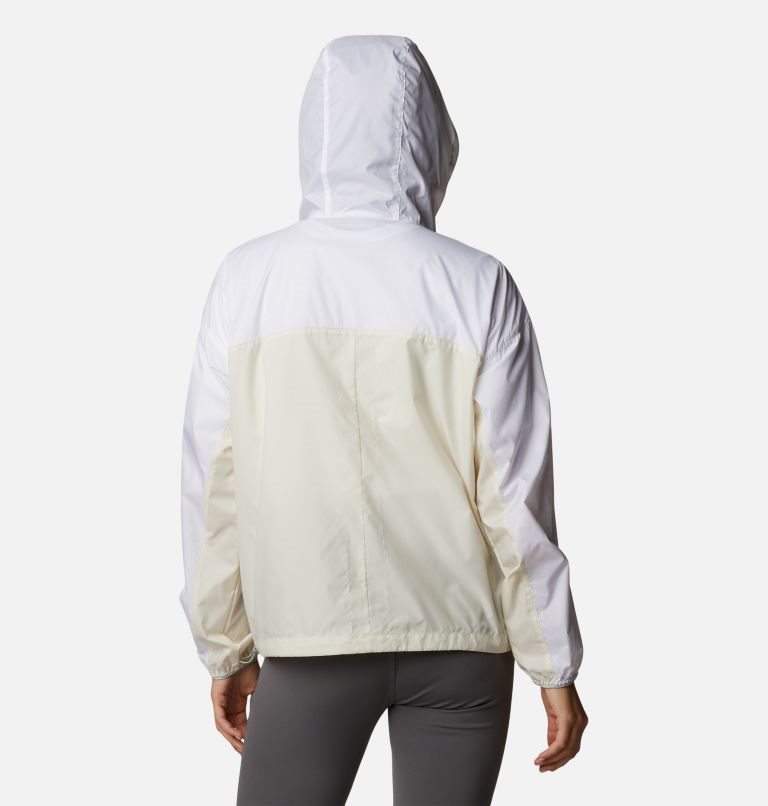 Women's Columbia Alpine Chill Windbreaker Jackets White | CA-TL13C