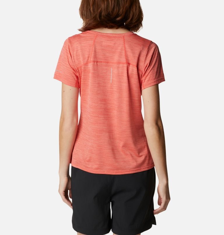 Women's Columbia Alpine Chill Zero Short Sleeve T Shirts Coral | CA-DL583