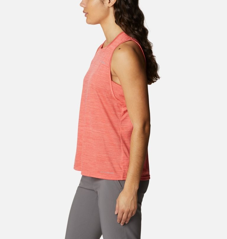 Women's Columbia Alpine Chill Zero Tanks Coral | CA-L6815