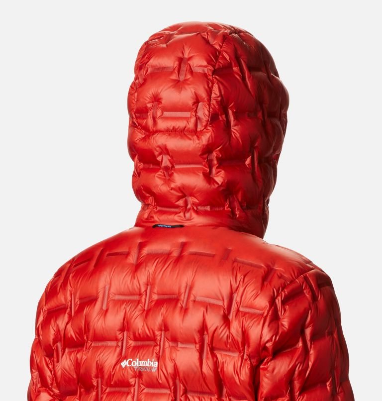 Women's Columbia Alpine Crux Down Jackets Red | CA-R385A