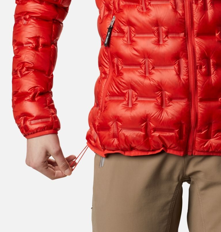 Women's Columbia Alpine Crux Down Jackets Red | CA-R385A