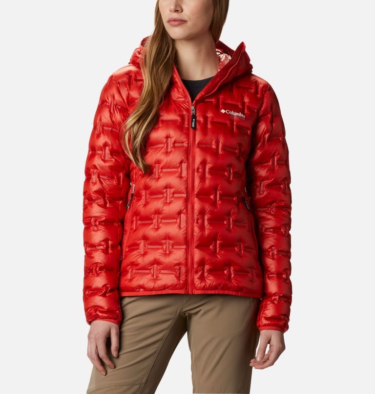 Women\'s Columbia Alpine Crux Down Jackets Red | CA-R385A