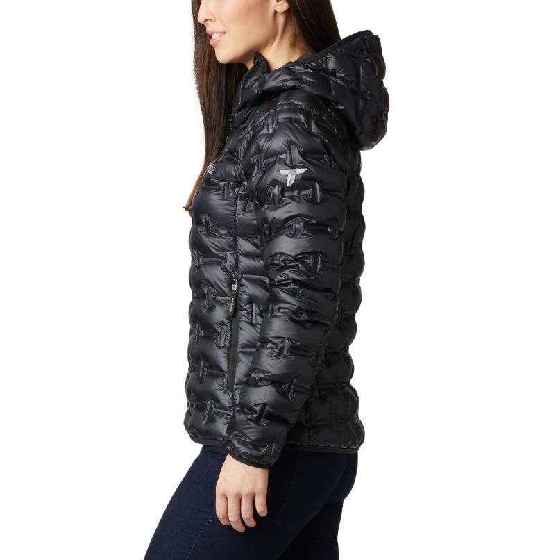 Women's Columbia Alpine Crux Down Jackets Black | CA-X1L4A