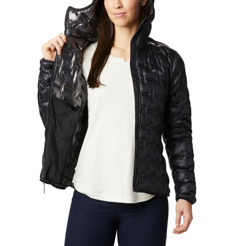 Women's Columbia Alpine Crux Down Jackets Black | CA-X1L4A