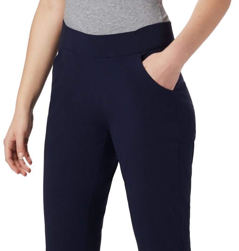 Women's Columbia Anytime Casual Pull On Hiking Pants Navy | CA-S8C60