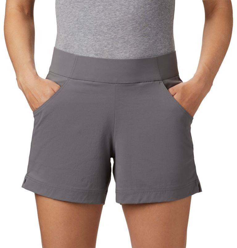 Women's Columbia Anytime Casual Shorts Grey | CA-V4L18