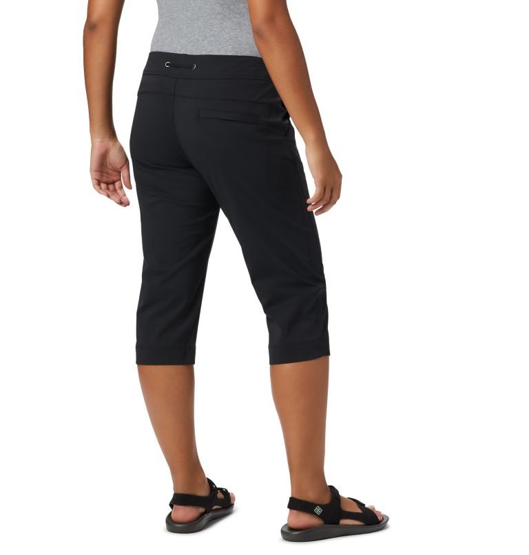 Women's Columbia Anytime Outdoor Capris Sport Pants Black | CA-GL4C8