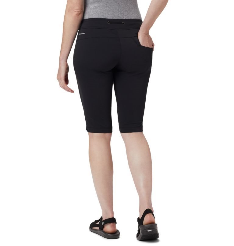 Women's Columbia Anytime Outdoor Long Shorts Black | CA-GCL15