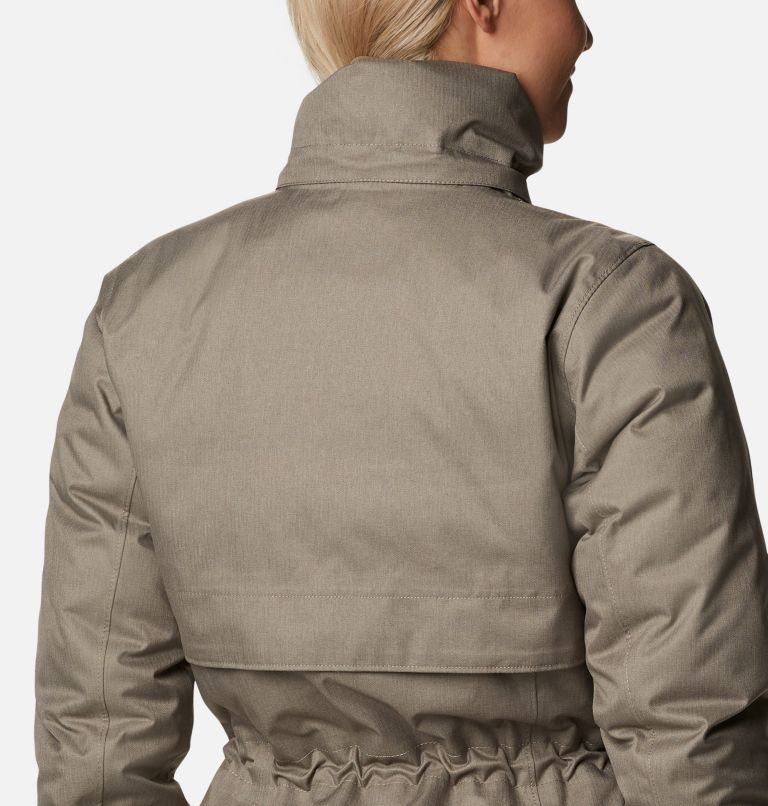 Women's Columbia Apres Arson II Long Down Jackets Grey | CA-E564C