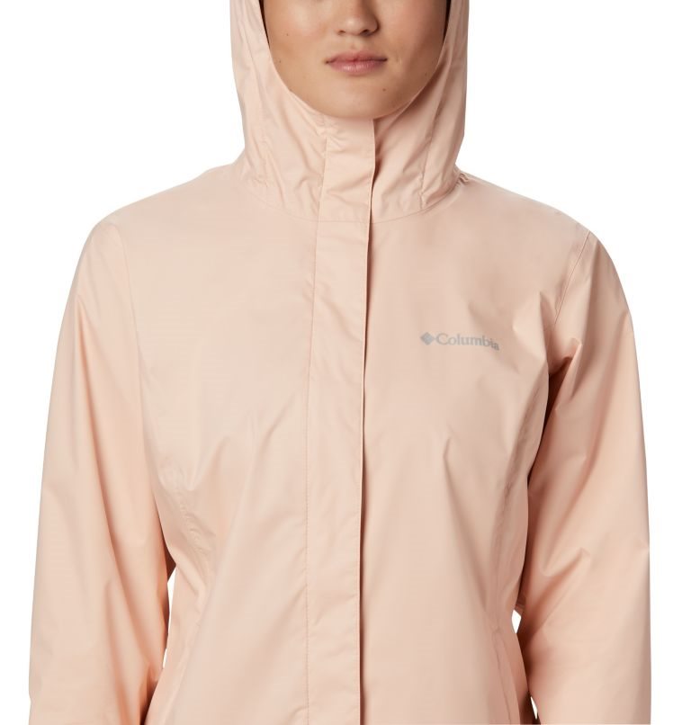 Women's Columbia Arcadia II Rain Jackets Coral | CA-KL0C1