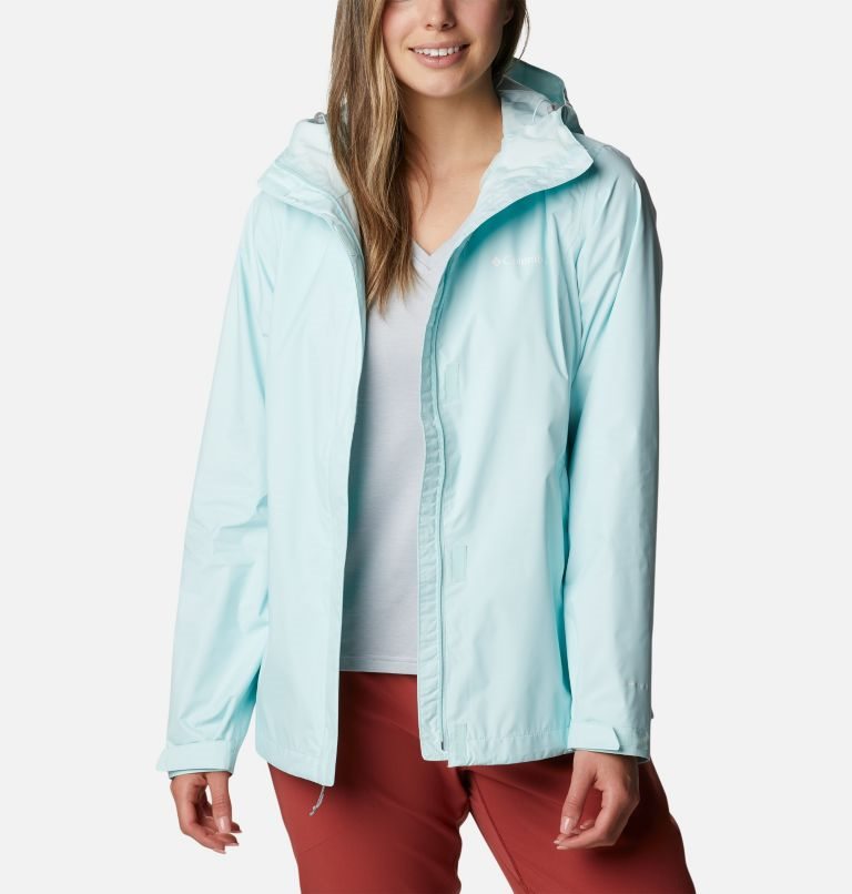 Women's Columbia Arcadia II Rain Jackets Turquoise | CA-U3156