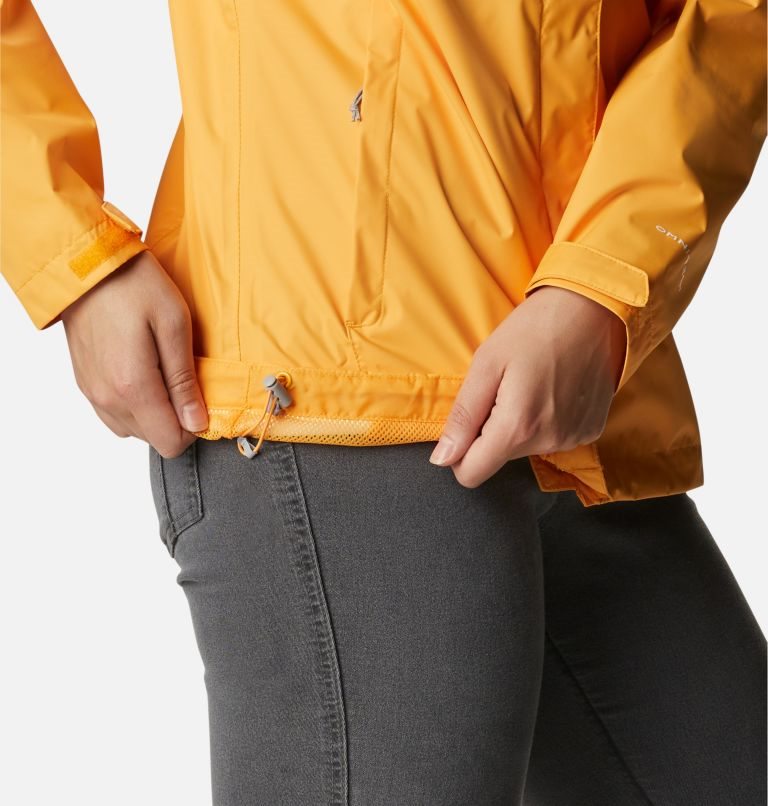 Women's Columbia Arcadia II Rain Jackets Mango | CA-U3C1L