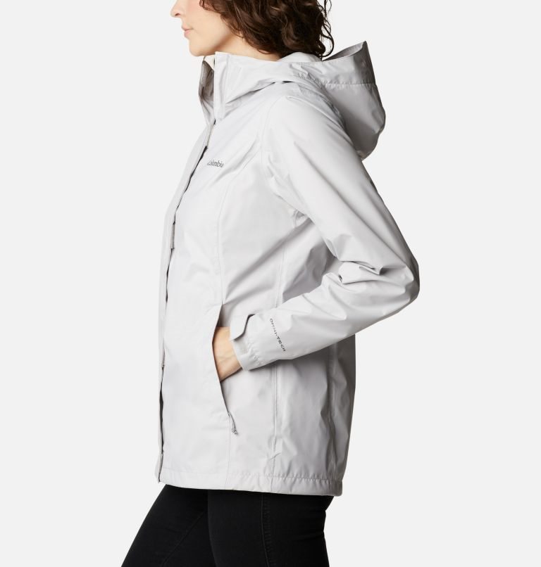 Women's Columbia Arcadia II Rain Jackets Light Grey | CA-X58L4