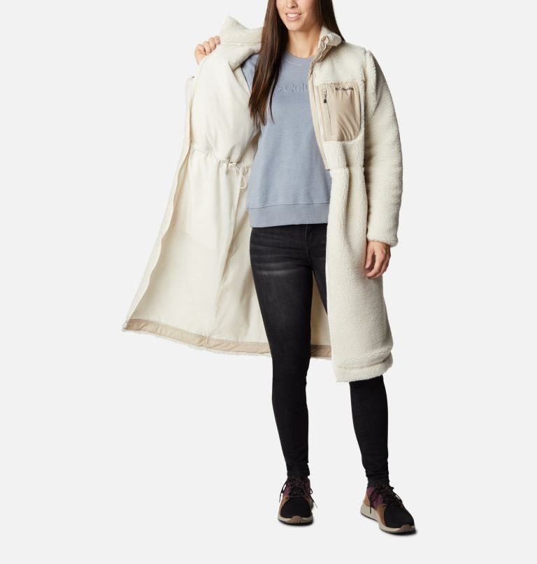 Women's Columbia Archer Ridge Long Jackets Cream | CA-V3586