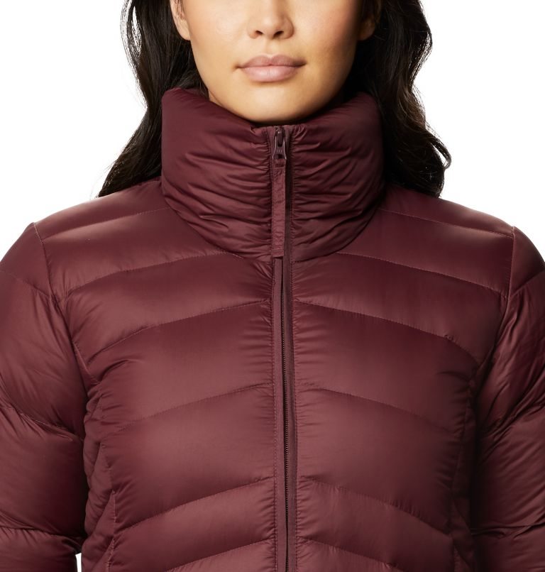 Women's Columbia Autumn Park Down Jackets Burgundy | CA-Q5L16