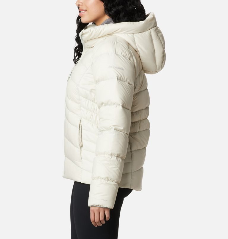 Women's Columbia Autumn Park Hooded Down Jackets Cream | CA-P04AC