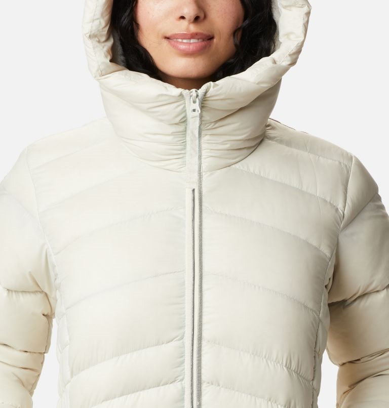 Women's Columbia Autumn Park Hooded Down Jackets Cream | CA-P04AC