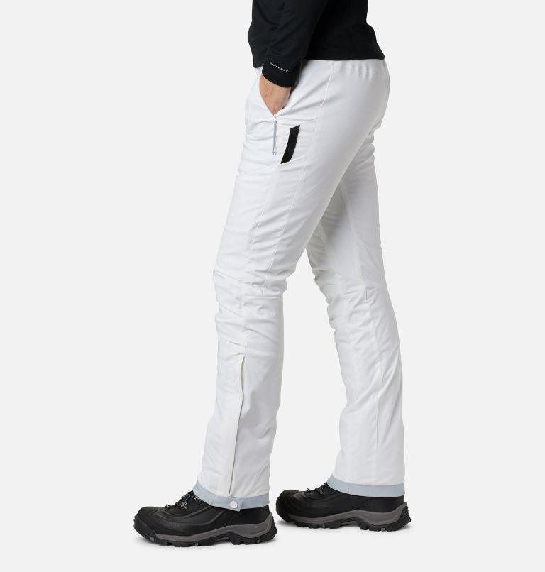 Women's Columbia Backslope Pants White | CA-H81L4