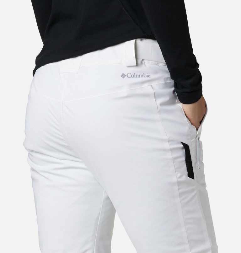 Women's Columbia Backslope Pants White | CA-H81L4