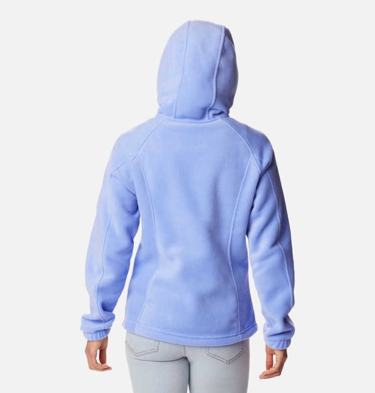 Women's Columbia Benton Springs Full Zip Fleece Jackets Light Blue | CA-A31L8