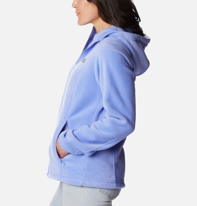 Women's Columbia Benton Springs Full Zip Fleece Jackets Light Blue | CA-A31L8