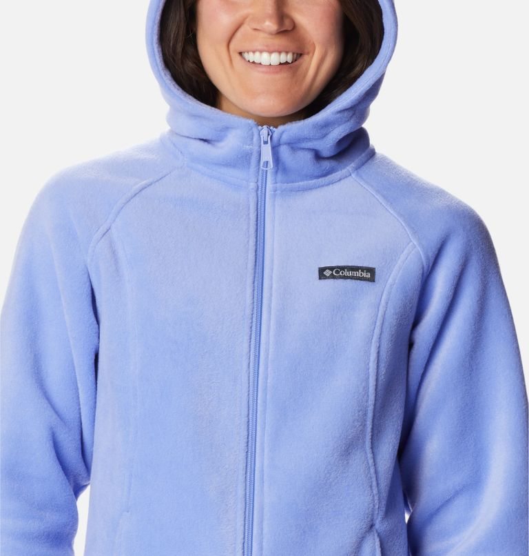 Women's Columbia Benton Springs Full Zip Fleece Jackets Light Blue | CA-A31L8