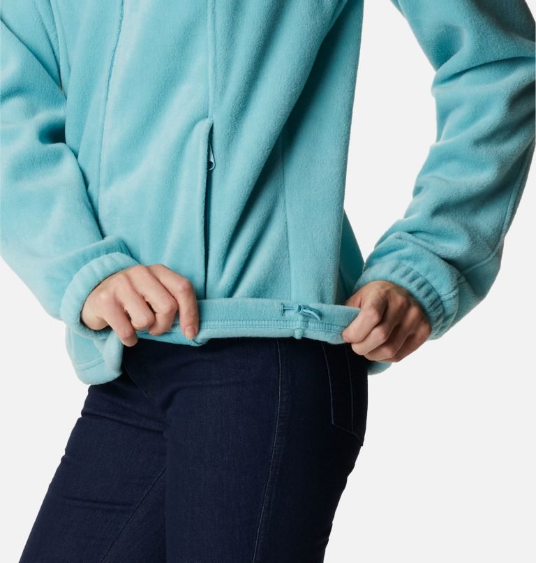 Women's Columbia Benton Springs Full Zip Fleece Jackets Turquoise | CA-FAL35