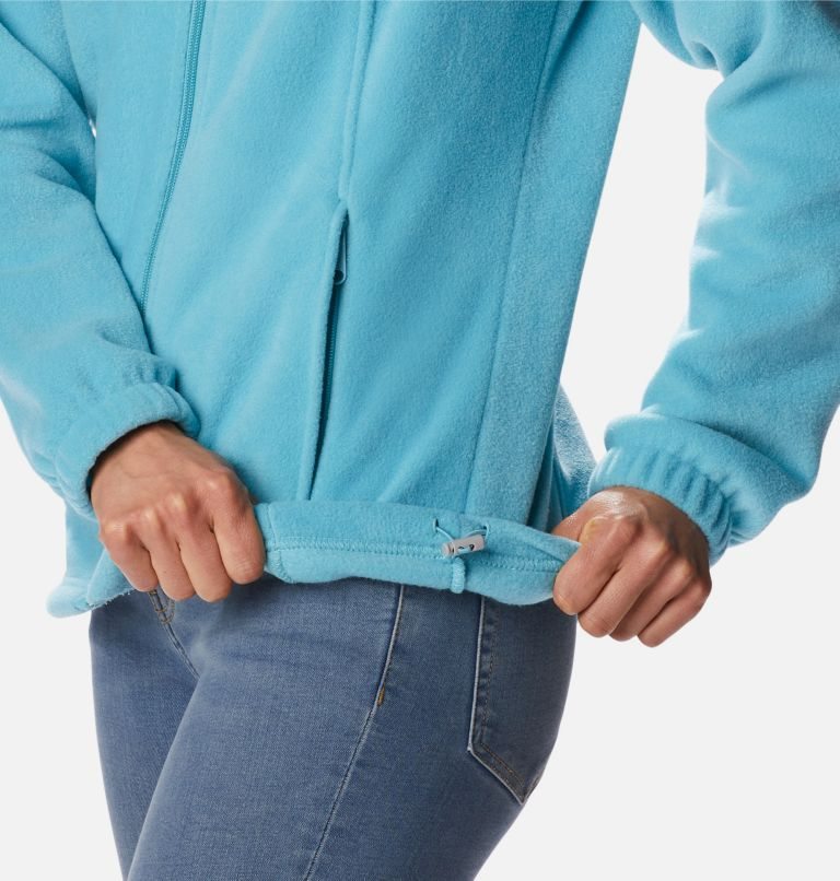 Women's Columbia Benton Springs Full Zip Fleece Jackets Turquoise | CA-J35A6