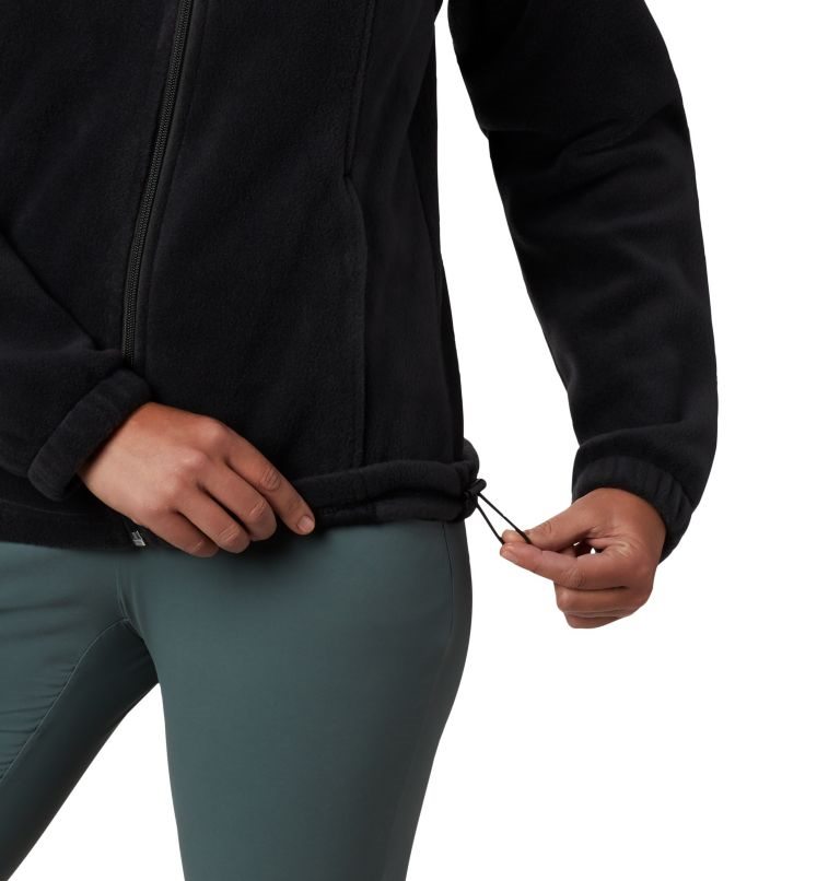 Women's Columbia Benton Springs Full Zip Fleece Jackets Black | CA-L105C