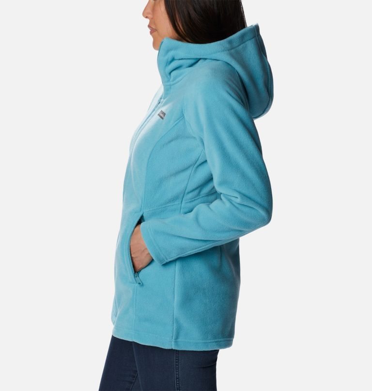 Women's Columbia Benton Springs II Long Fleece Jackets Turquoise | CA-ECA50