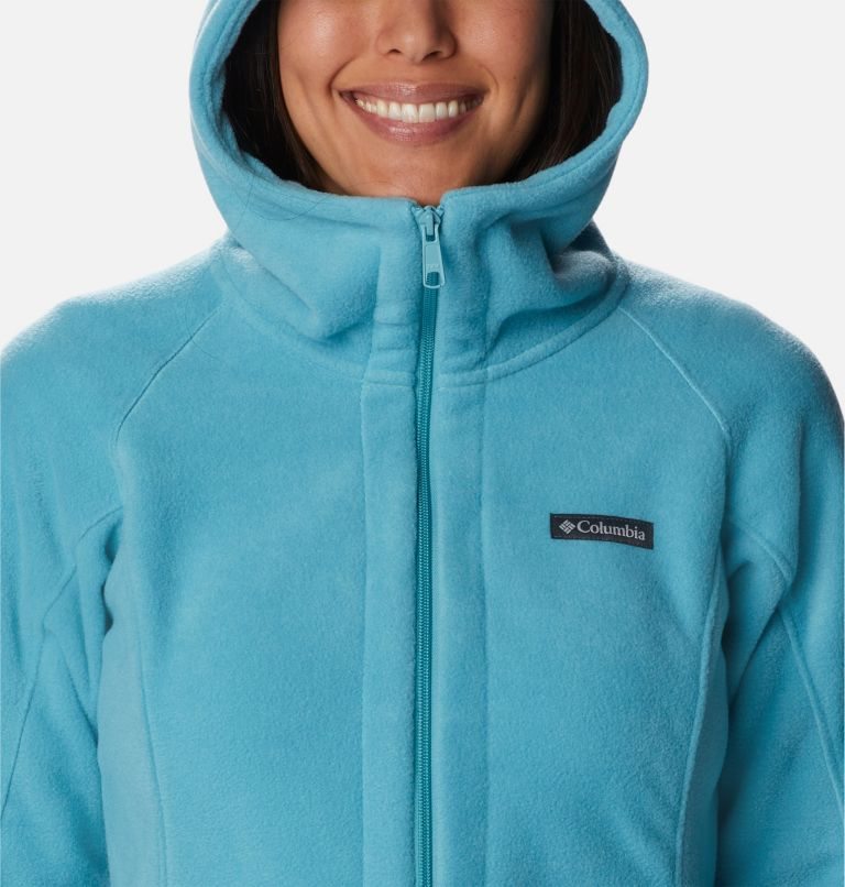 Women's Columbia Benton Springs II Long Fleece Jackets Turquoise | CA-ECA50