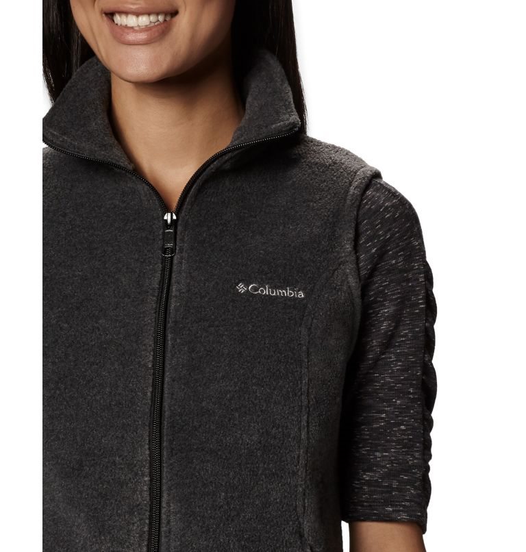 Women's Columbia Benton Springs Vest Black | CA-M14C5