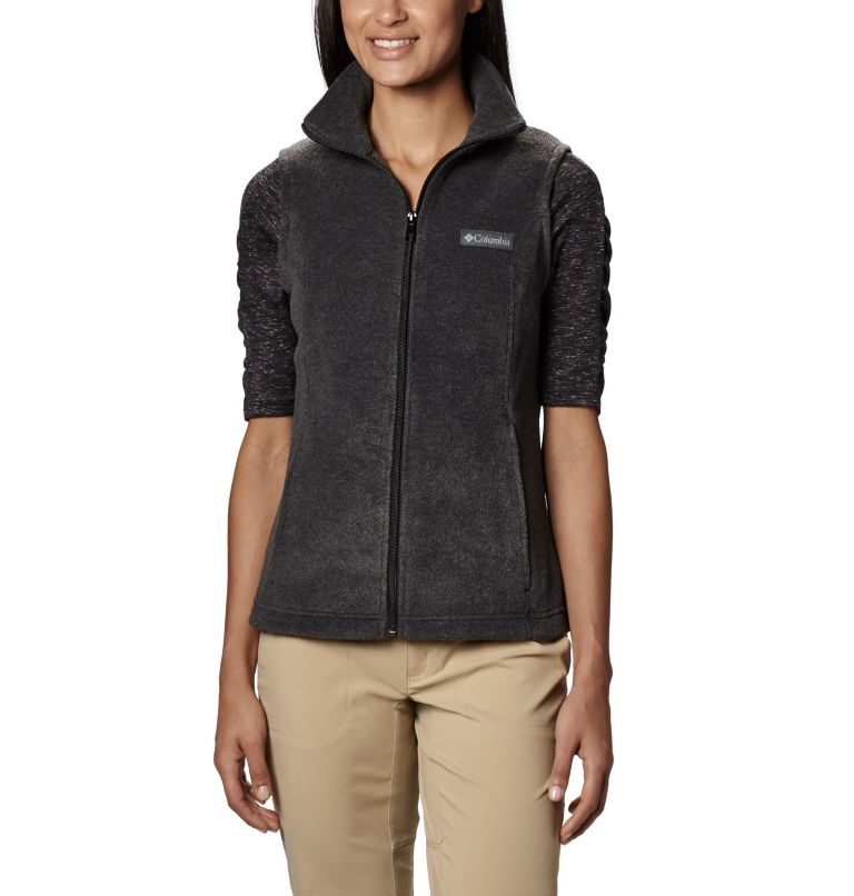 Women\'s Columbia Benton Springs Vest Black | CA-M14C5