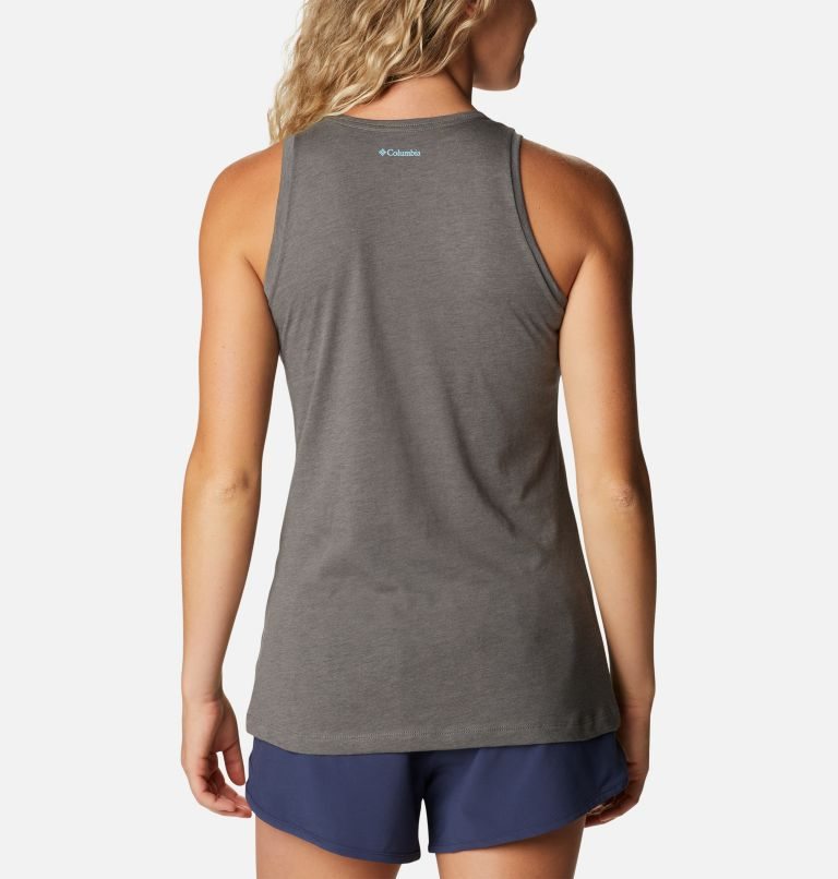 Women's Columbia Bluff Mesa Tanks Grey | CA-SA38C