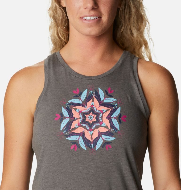 Women's Columbia Bluff Mesa Tanks Grey | CA-SA38C