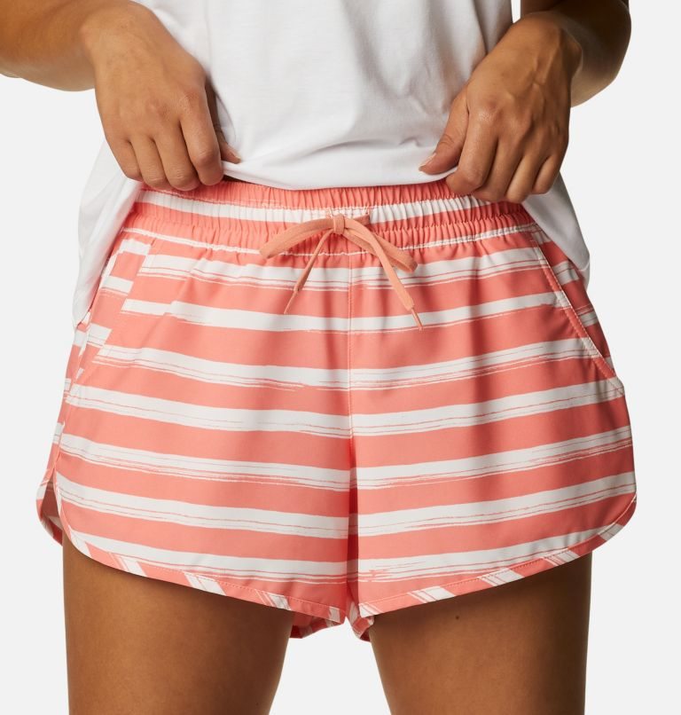 Women's Columbia Bogata Bay Stretch Printed Shorts Stripe | CA-Z4561