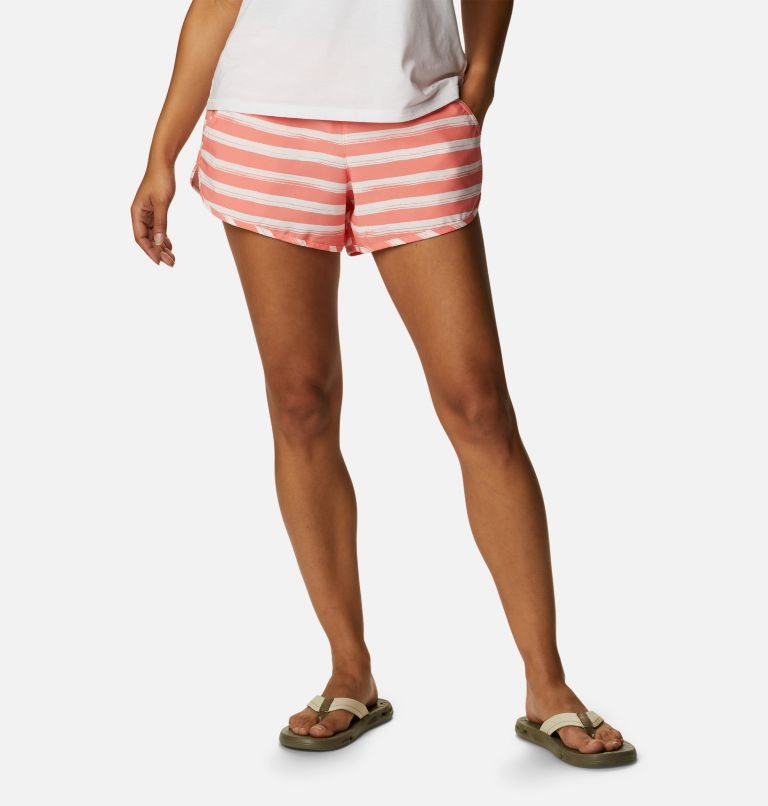 Women\'s Columbia Bogata Bay Stretch Printed Shorts Stripe | CA-Z4561