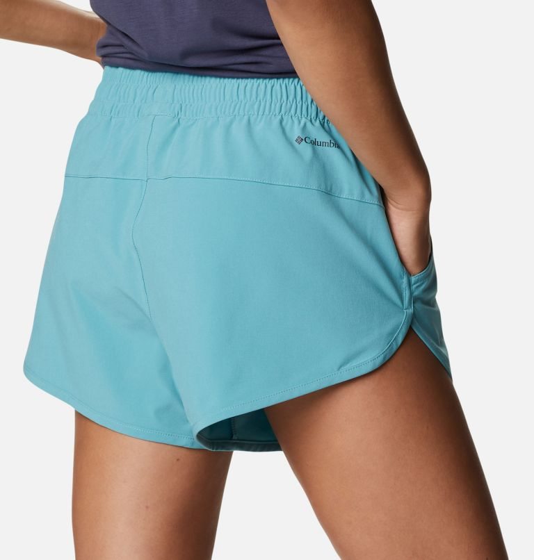 Women's Columbia Bogata Bay Stretch Shorts Turquoise | CA-O1846