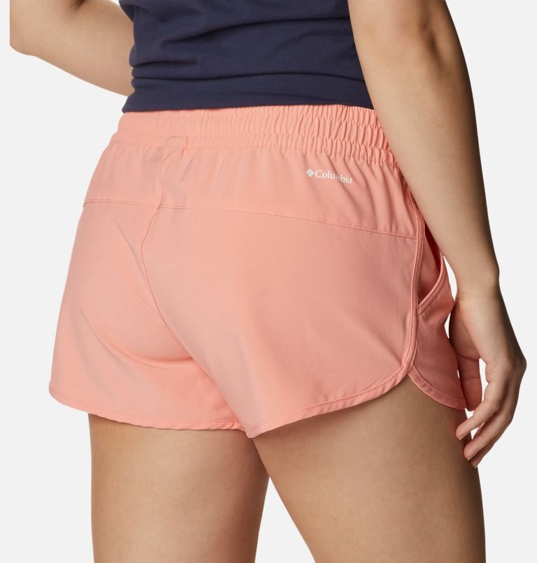 Women's Columbia Bogata Bay Stretch Shorts Coral | CA-QA0C5