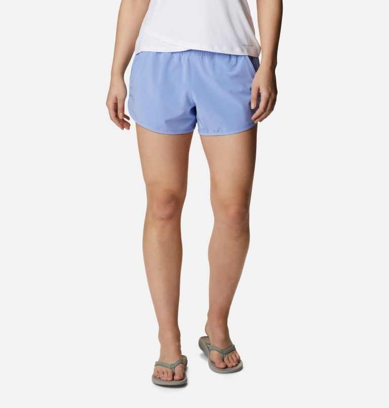 Women\'s Columbia Bogata Bay Stretch Shorts Light Blue | CA-RA8L0