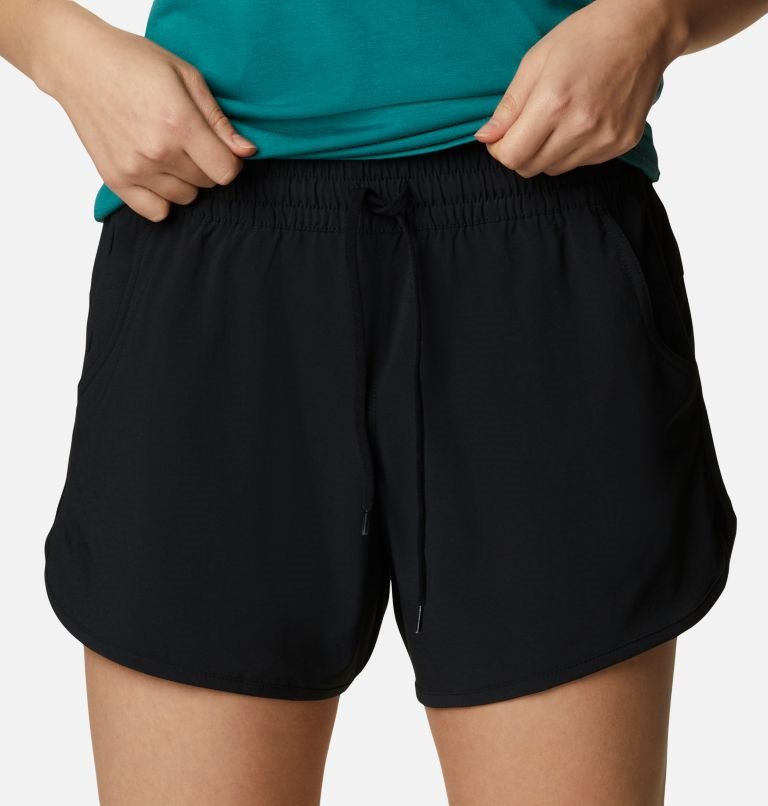 Women's Columbia Bogata Bay Stretch Shorts Black | CA-T680L