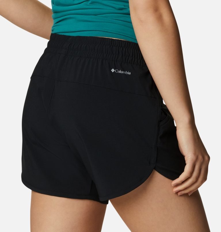 Women's Columbia Bogata Bay Stretch Shorts Black | CA-T680L