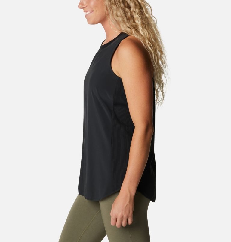 Women's Columbia Bowen Lookout Tanks Black | CA-X518C