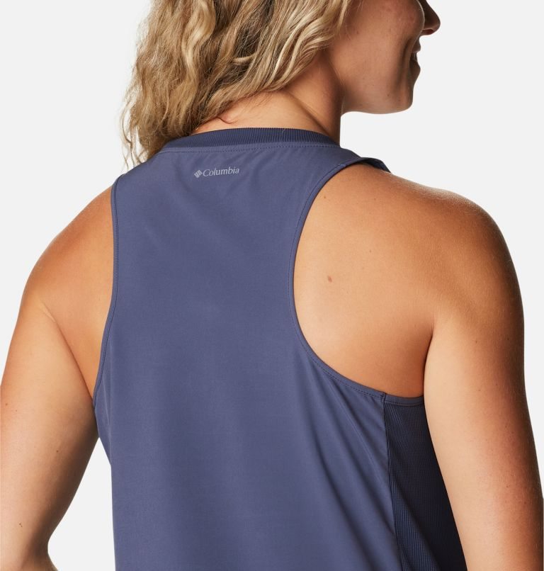 Women's Columbia Bowen Lookout Tanks Navy | CA-H05AL