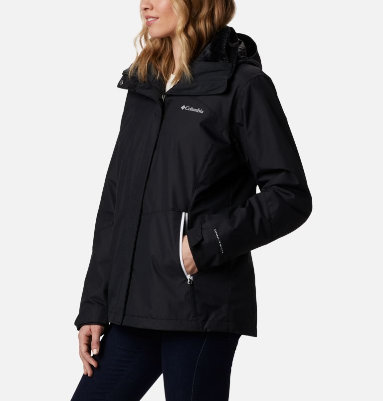 Women's Columbia Bugaboo II Interchange Fleece Jackets Black | CA-M53A6